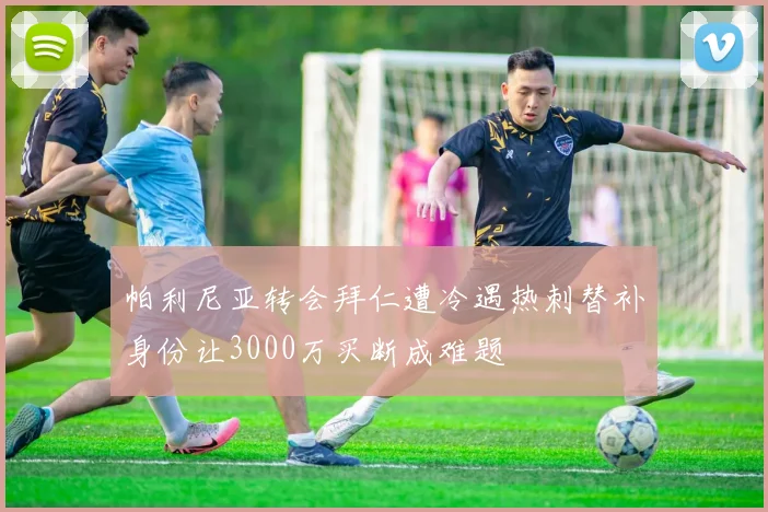 帕利尼亚转会拜仁遭冷遇热刺替补身份让3000万买断成难题